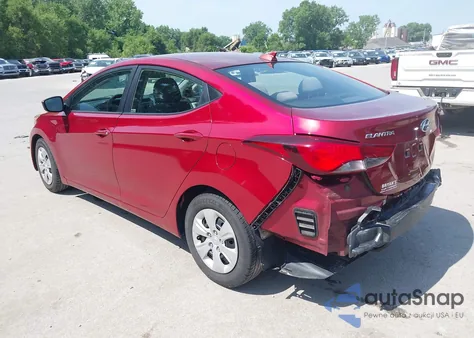 2016 Hyundai Elantra Se из США, поврежденный, VIN 5NPDH4AE9GH711804